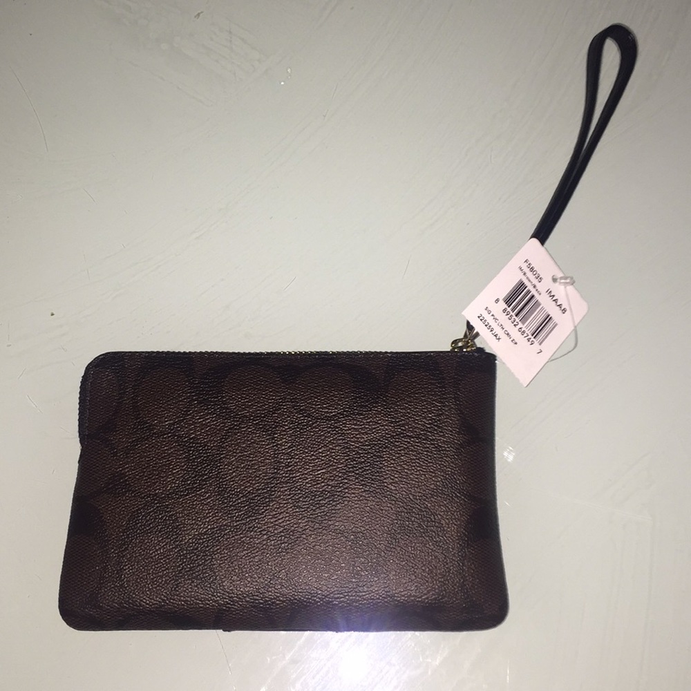 HP 🎉🎉 NWT coach signature wristlet - Picture 3 of 5